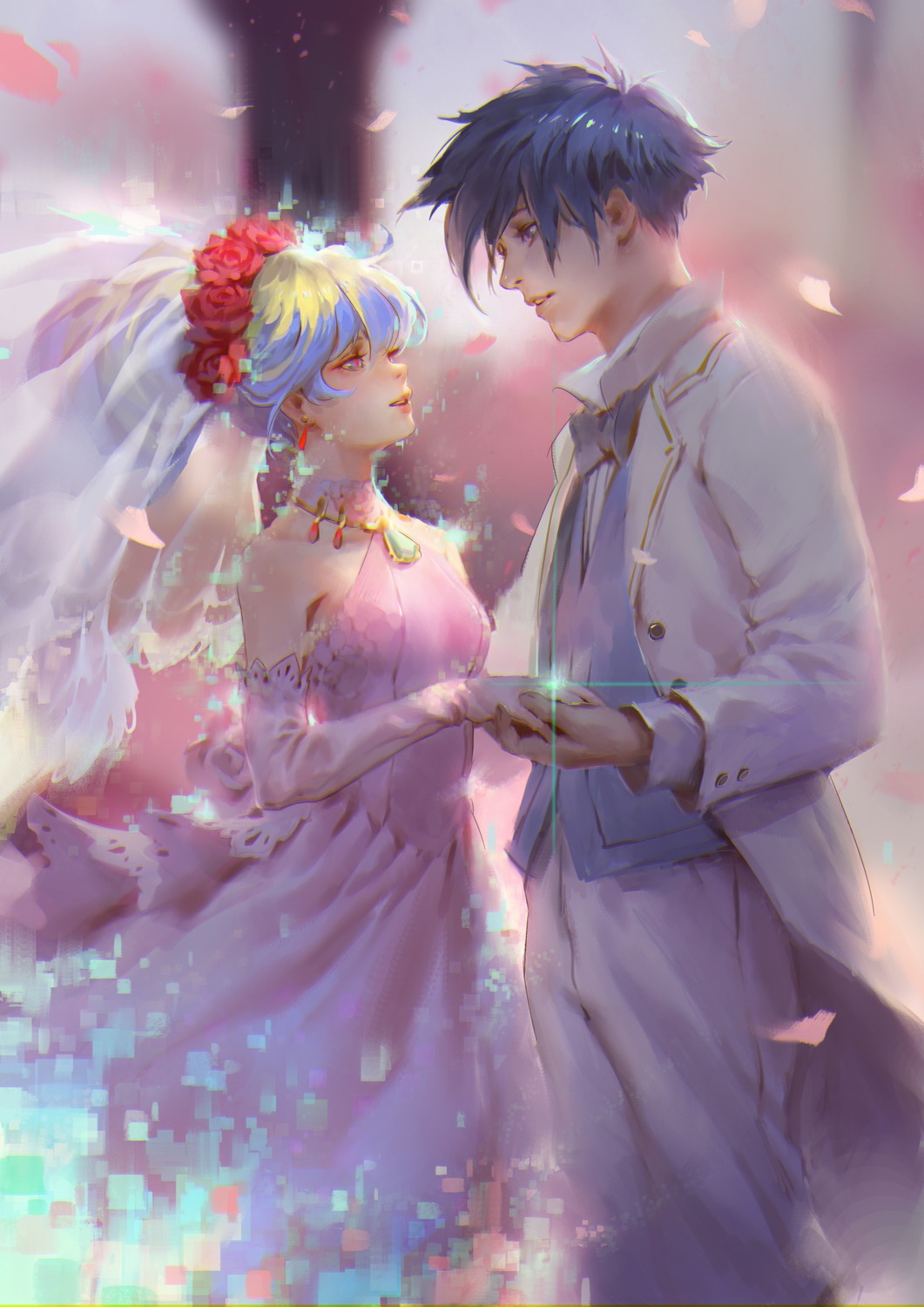 qmo (chalsoma) tengen toppa gurren lagann nia simon dress wedding dress 410526 yande.re